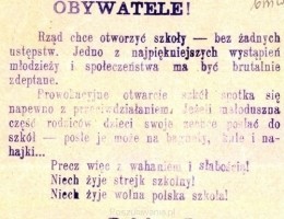 strajk szkolny